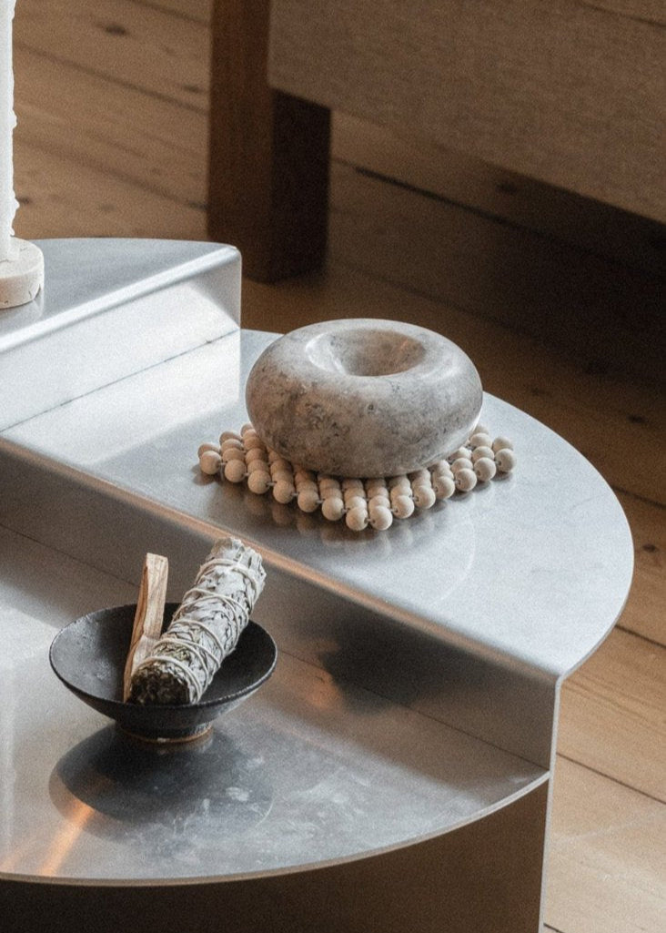 Cosmos | Travertin Silver | Objekt