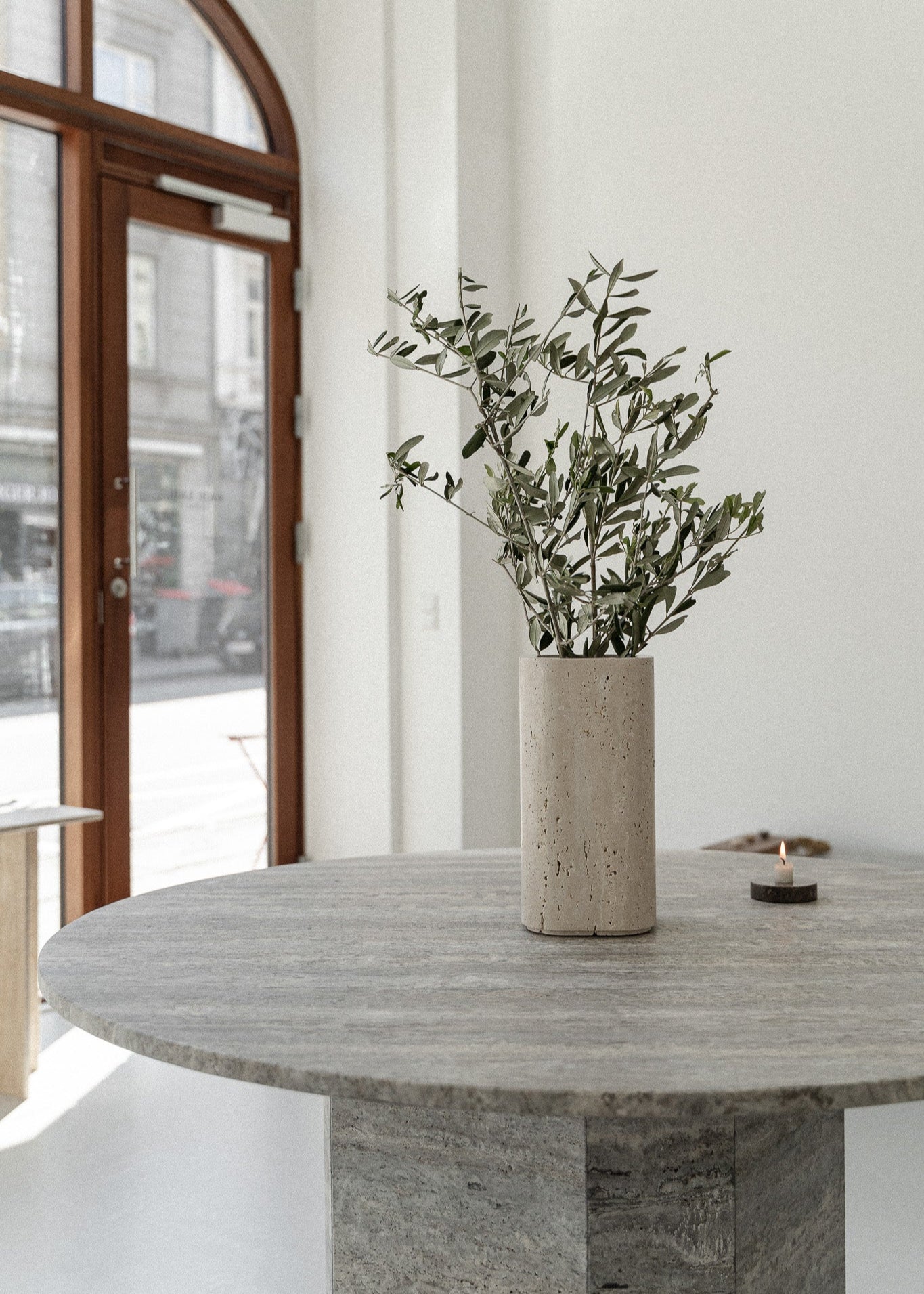 Lago | Travertin Silver | Spisebord