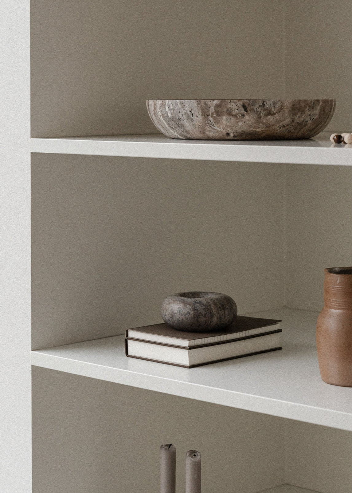 Cosmos | Travertine Silver | Object