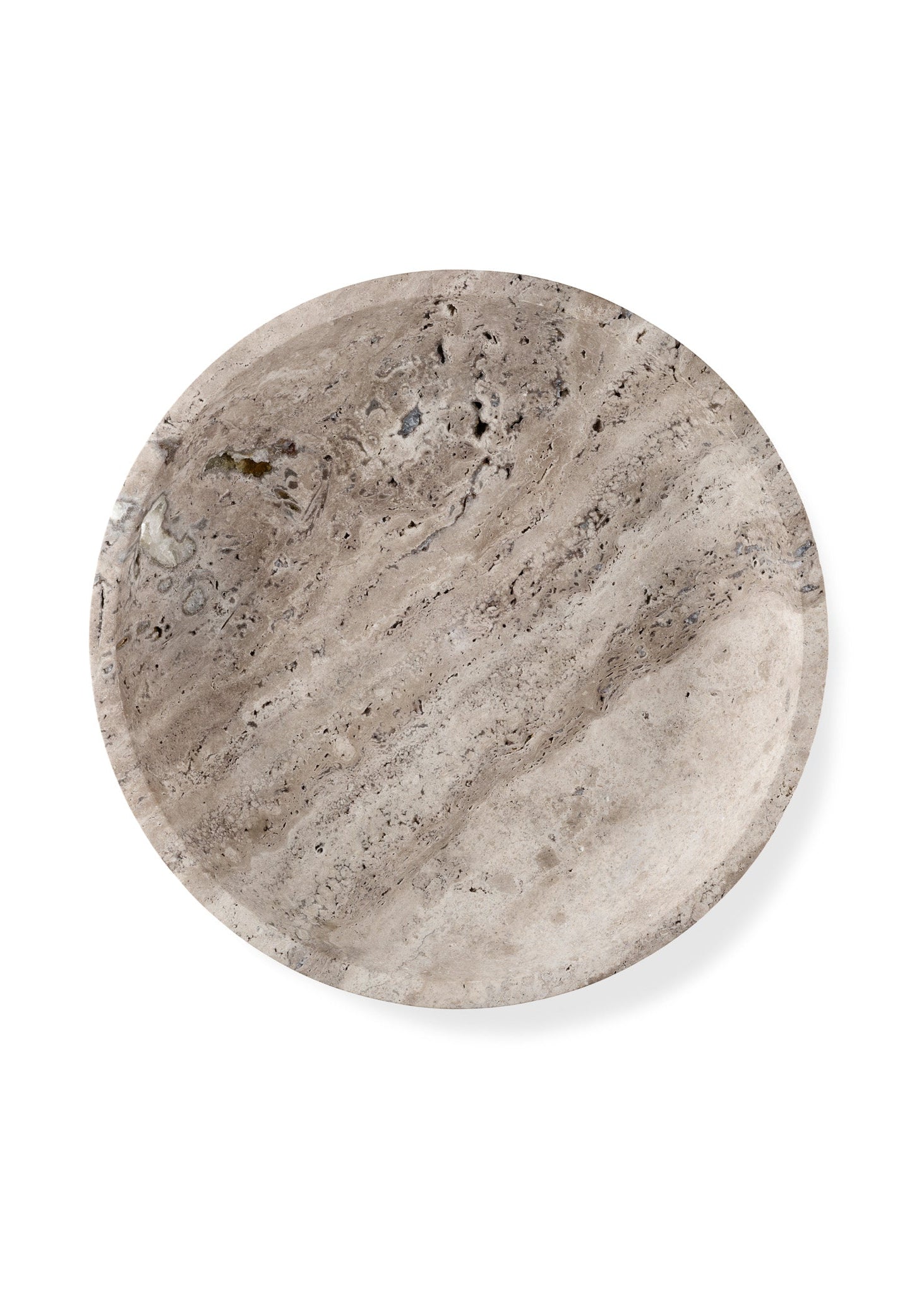 Hyben | Travertin Silver | Skål | Small