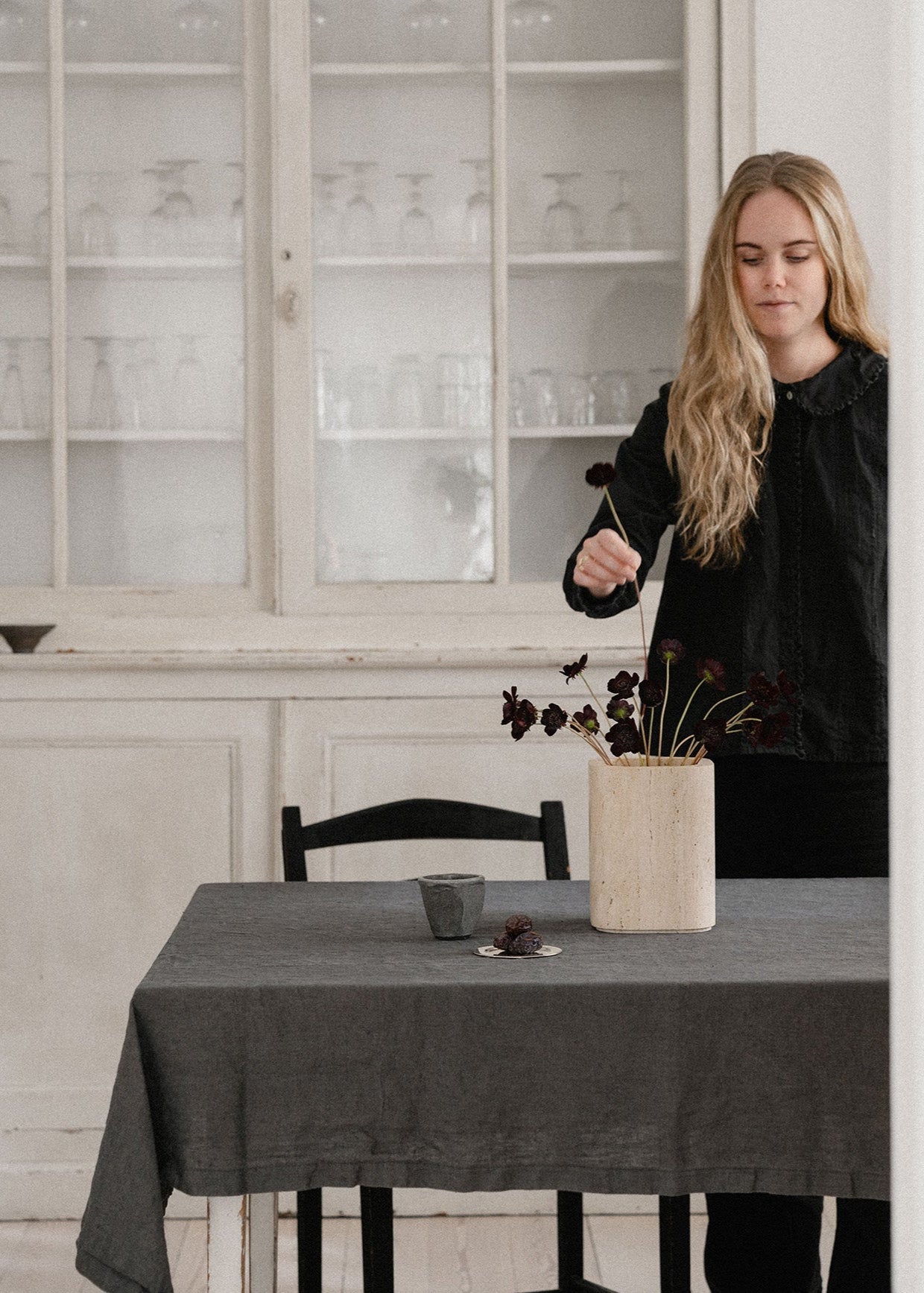 Siv | Travertine | Vase | Small - Discontinued