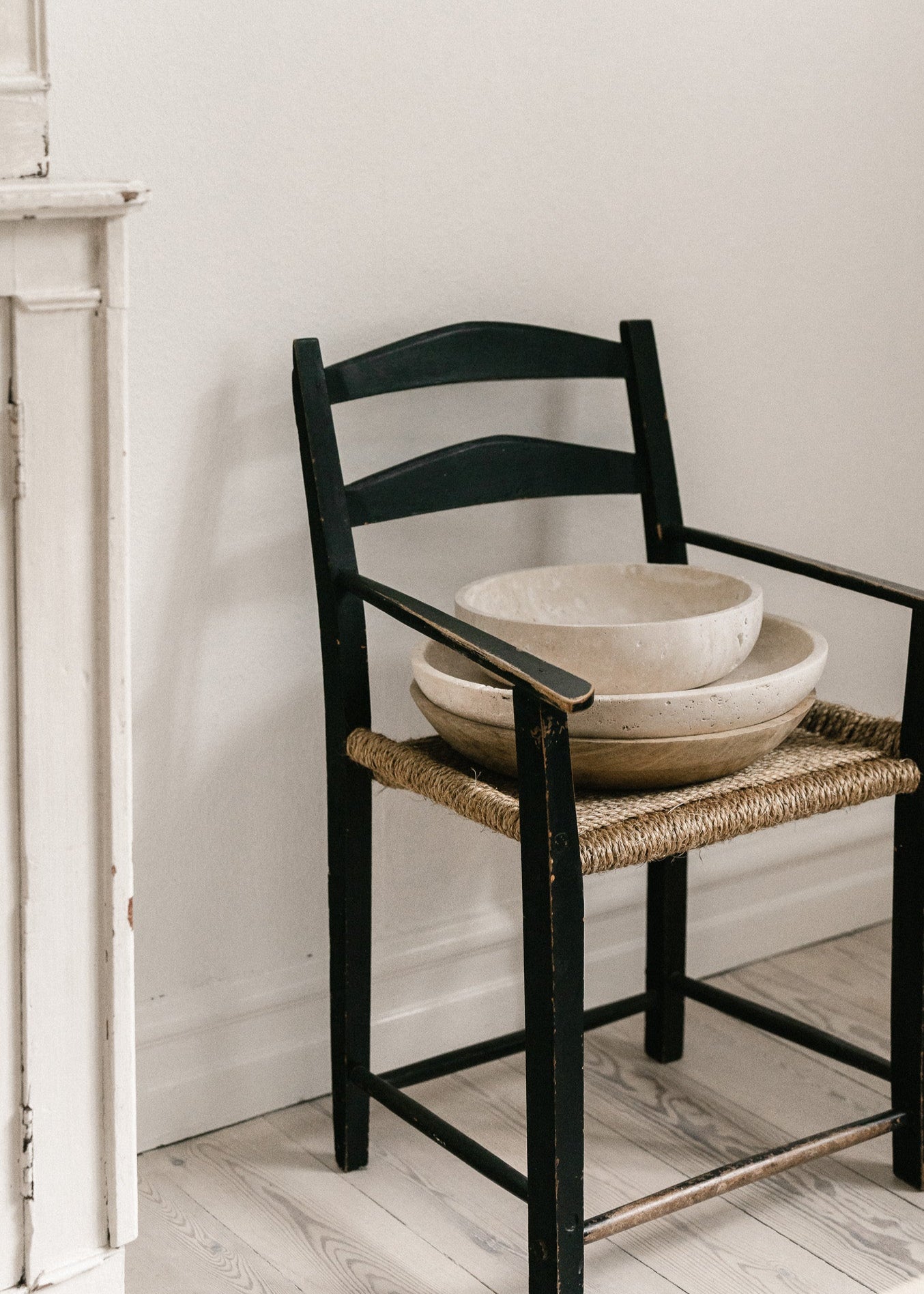 Hyben | Travertin | Skål | Large