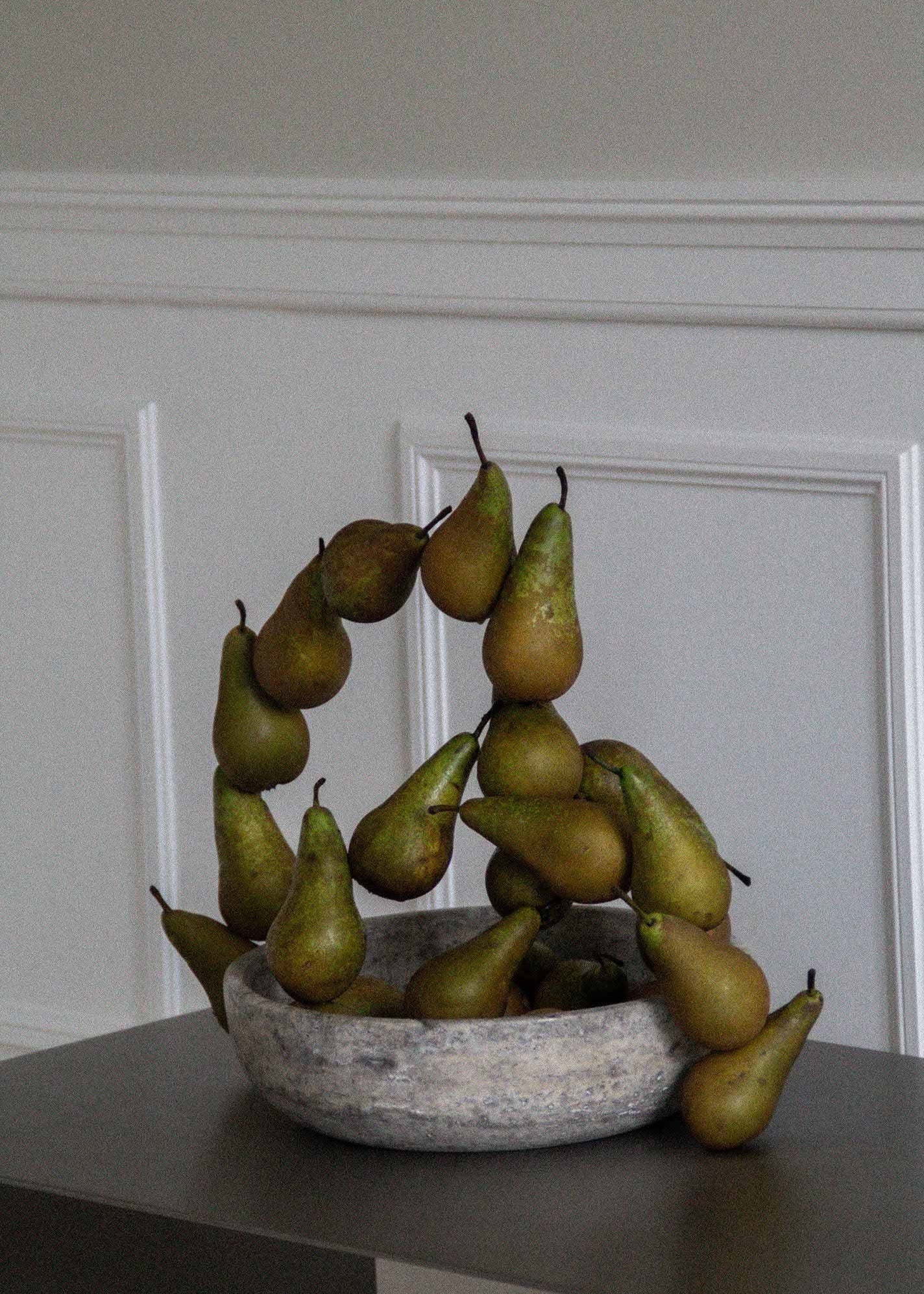 Hyben | Travertin Silver | Skål | Medium - UDGÅR