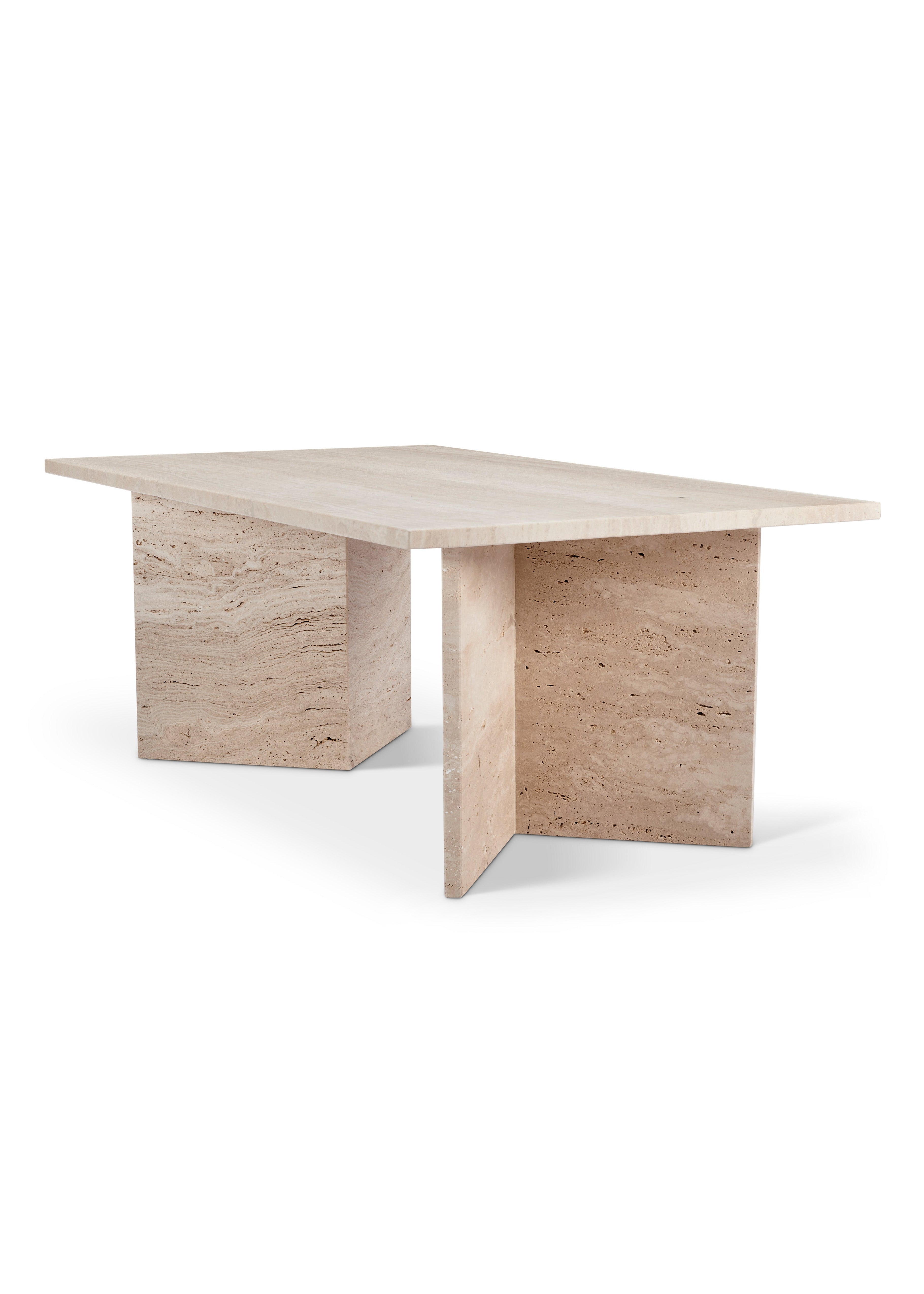 Konkylie | Travertine | Coffee table