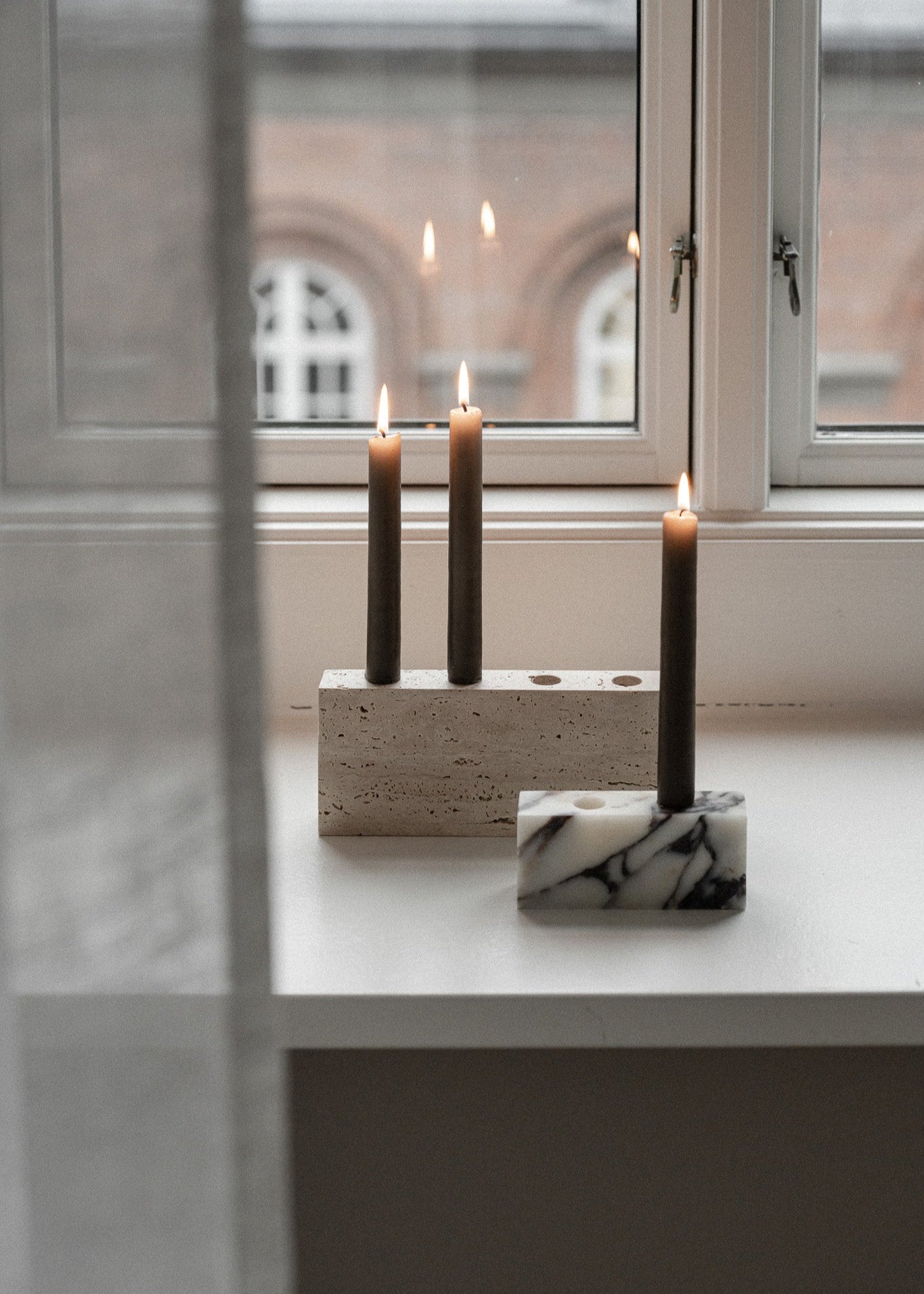 Epode | Calacatta Violetta | Candle holder