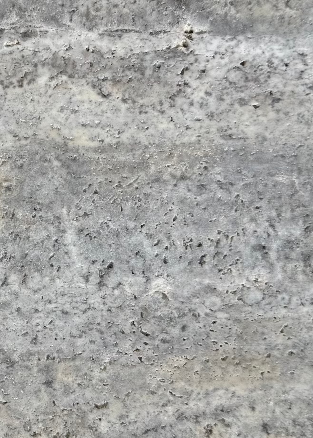 Stone sample Fjer/Lago | Travertine silver