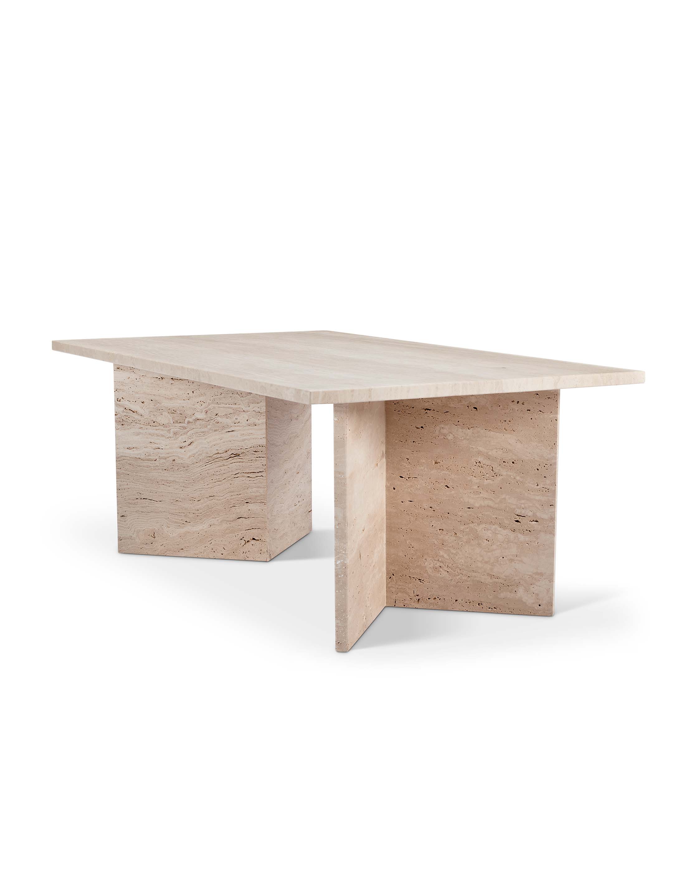 Konkylie | Travertine | Coffee table 