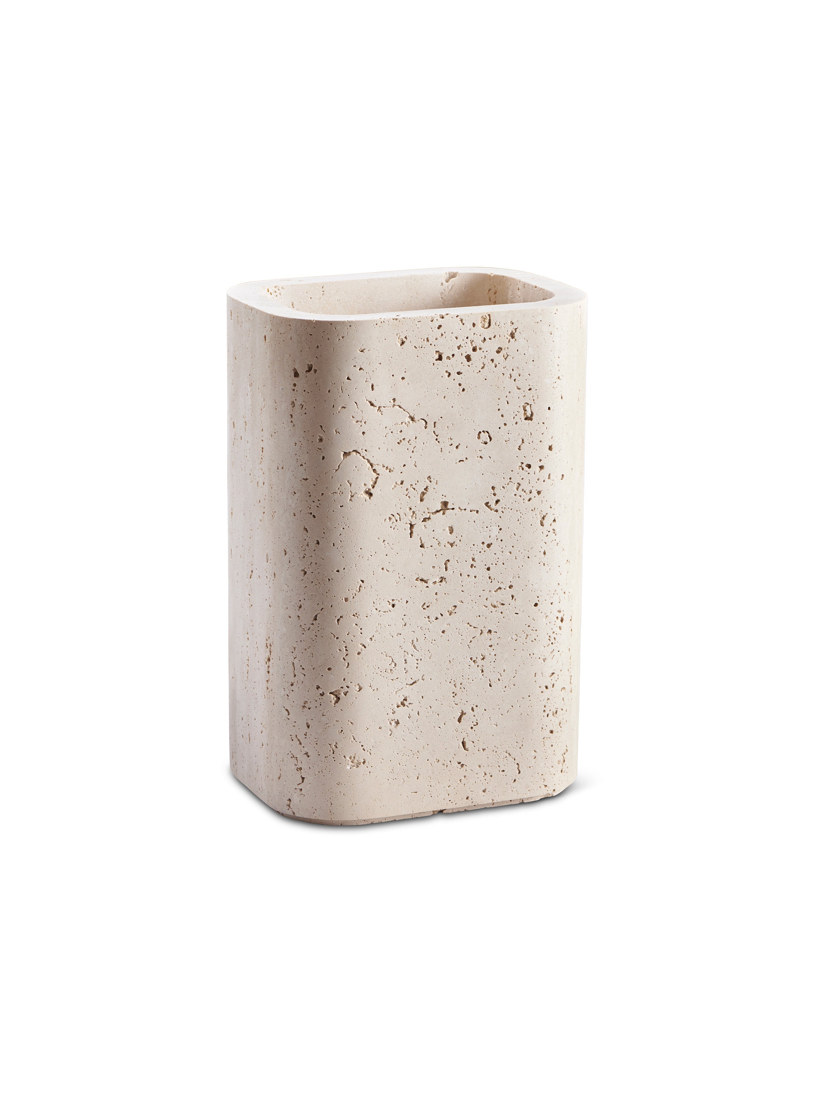 Siv | Travertine | Vase | Large