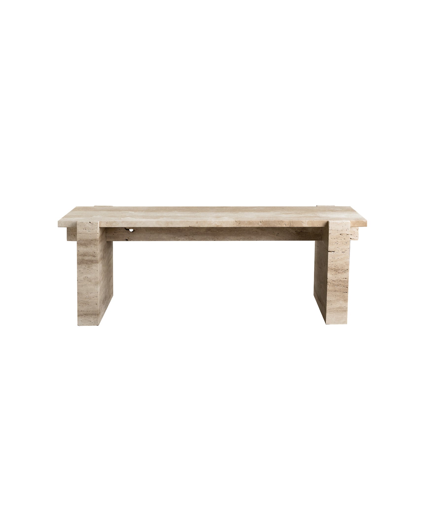 Linje | Travertine | Bench