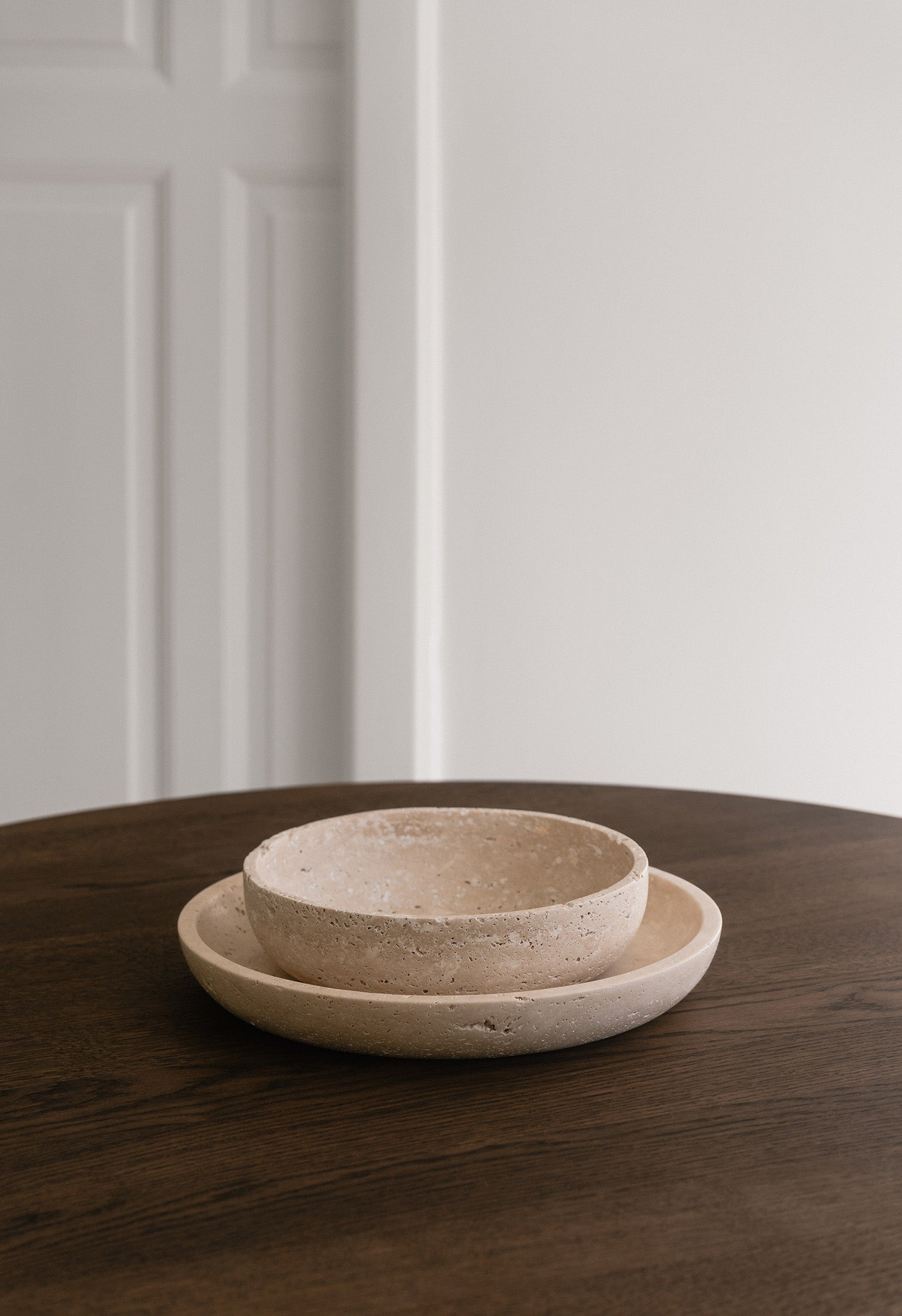 Hyben | Travertine | Bowl | Medium