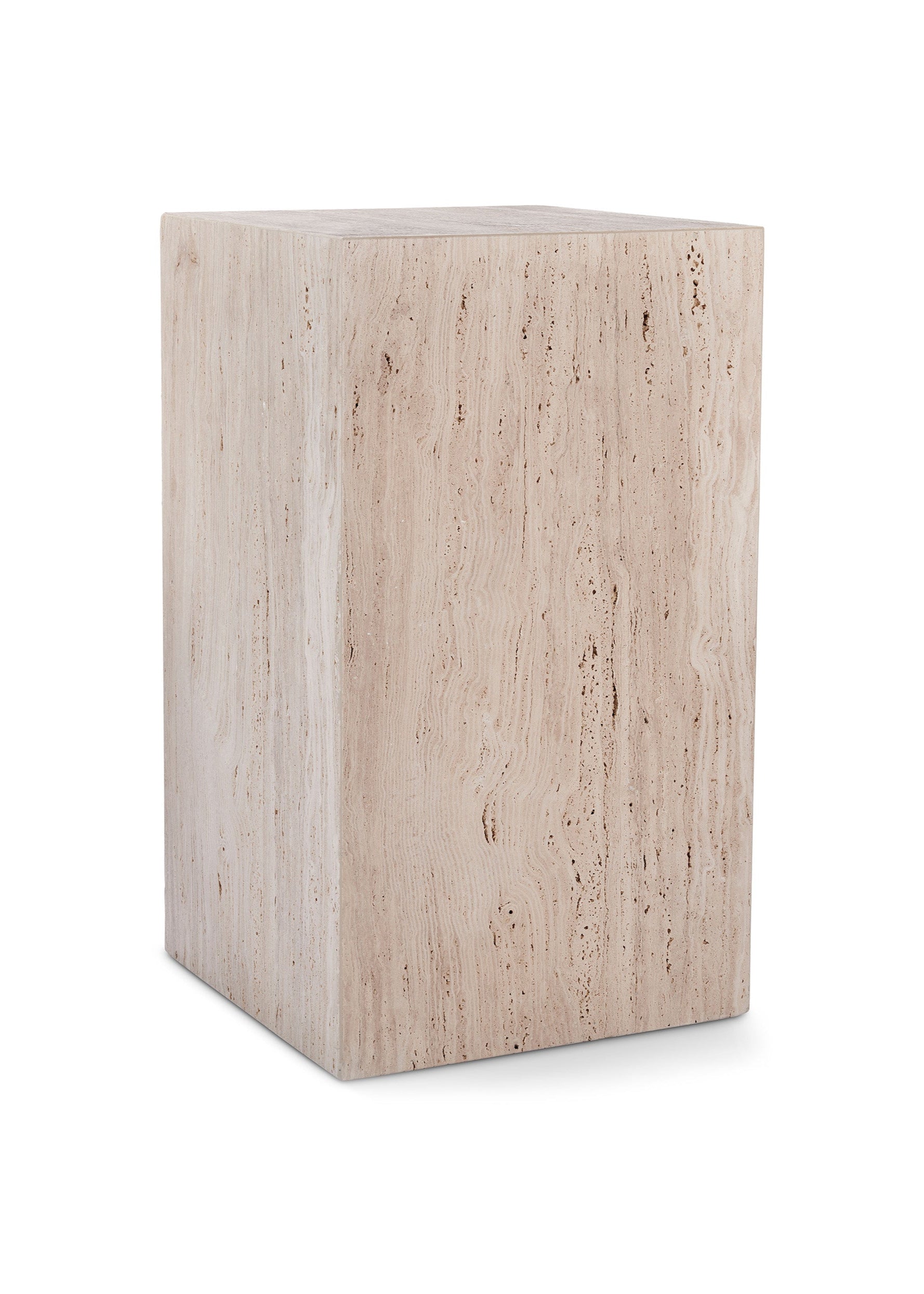 Elm | Travertine | Cube