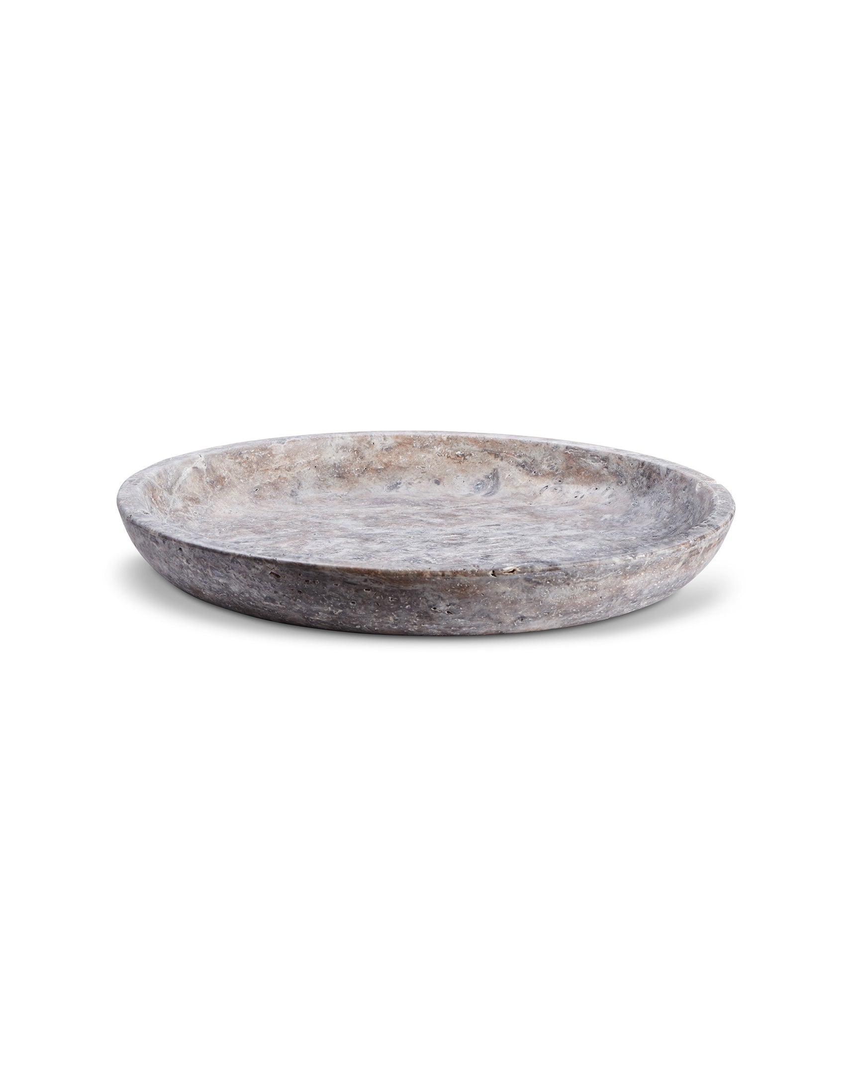 Hyben | Travertine Silver | Bowl | Large