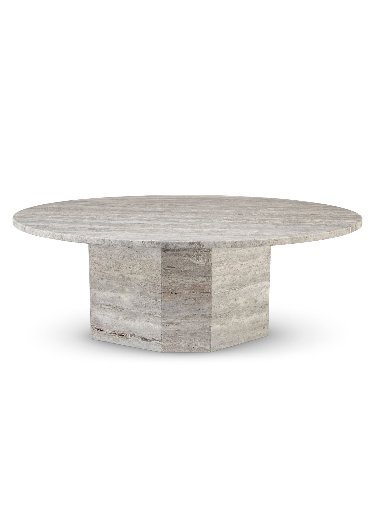 Lago | Travertin silver | Sofabord