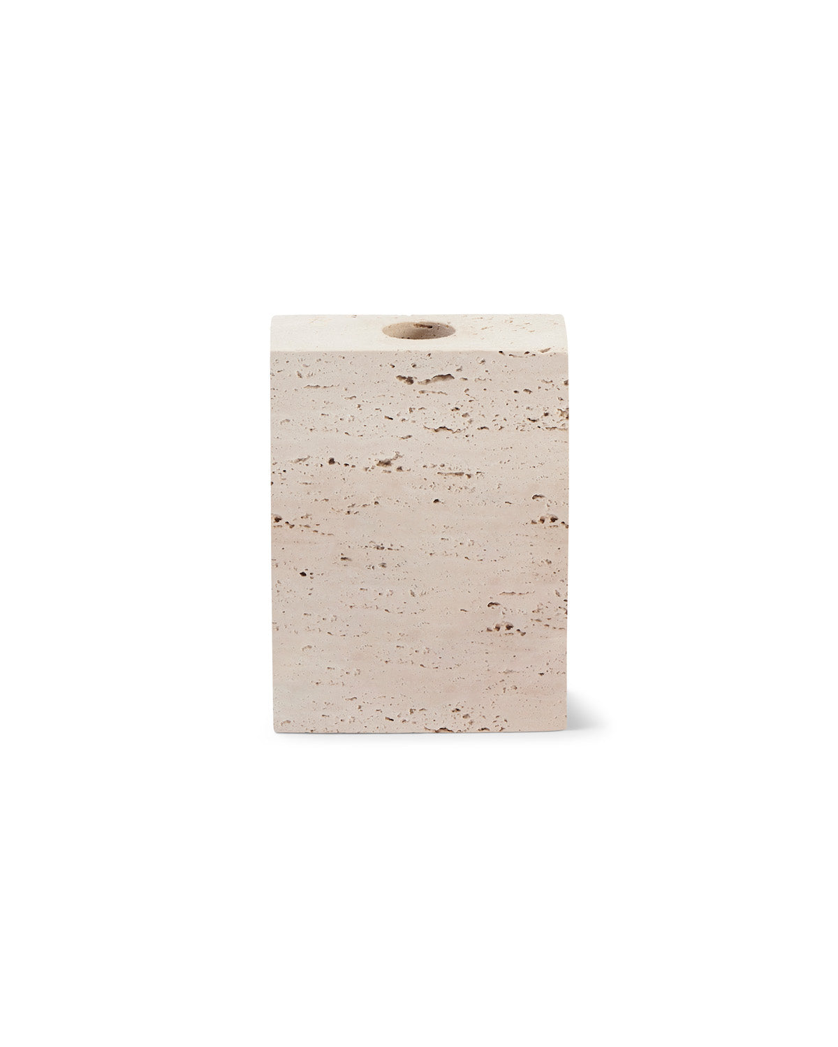 Epode | Travertine | Candle holder one candle